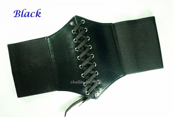 B1010P - Cinto corselet Lux Black. Tam Único