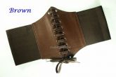 B1010M - Cinto Corselet Lux Brown -Tam -Único