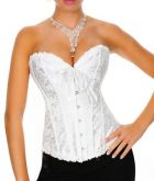 A1008B- Corselet Femme Fatale White