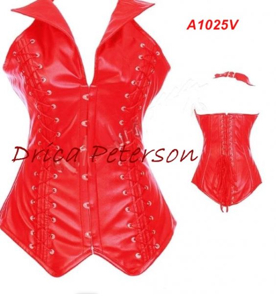 A1025V -   CORSELET CAT NIGHT RED